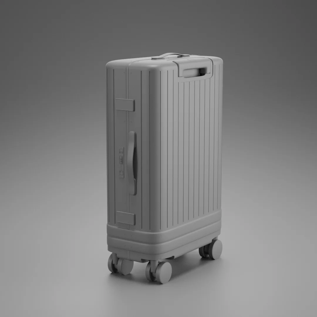 3D clay render example